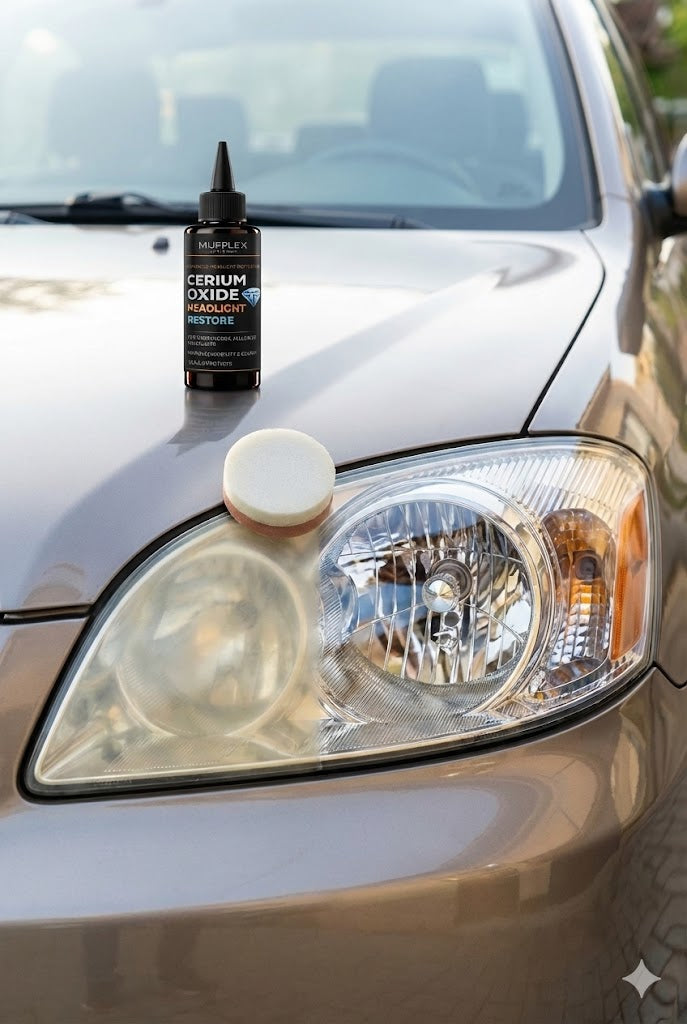 Cerium Oxide Headlight Restore Advanced Headlight Restoration | Crystal Clear Finish