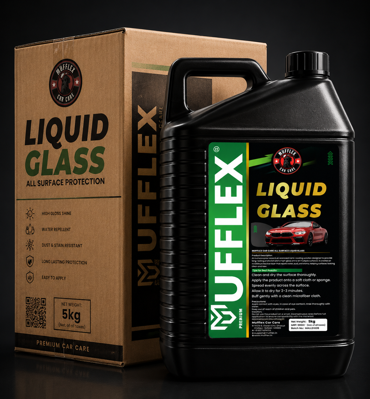LIQUID GLASS-  Hand Applied, Self-Leveling Clear Coat