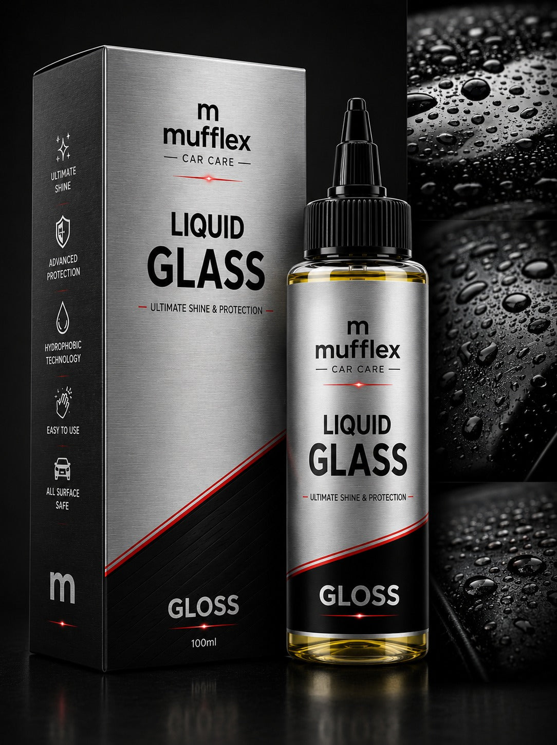 LIQUID GLASS-  Hand Applied, Self-Leveling Clear Coat